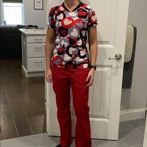 White Cross Scrub Set with free calipers!